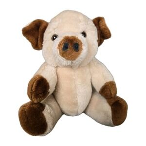 VINTAGE RARE Wangs International Pig Plush Stuffed Animal PLP010 Jointed Legs